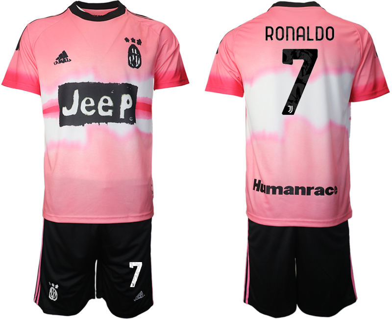 Men 2021 Juventus adidas Human Race #7 soccer jerseys